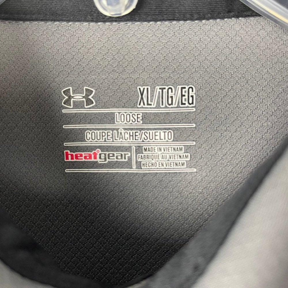 Under Armour Heat Gear Polo Shirt Gray Loose XL - Picture 4 of 6